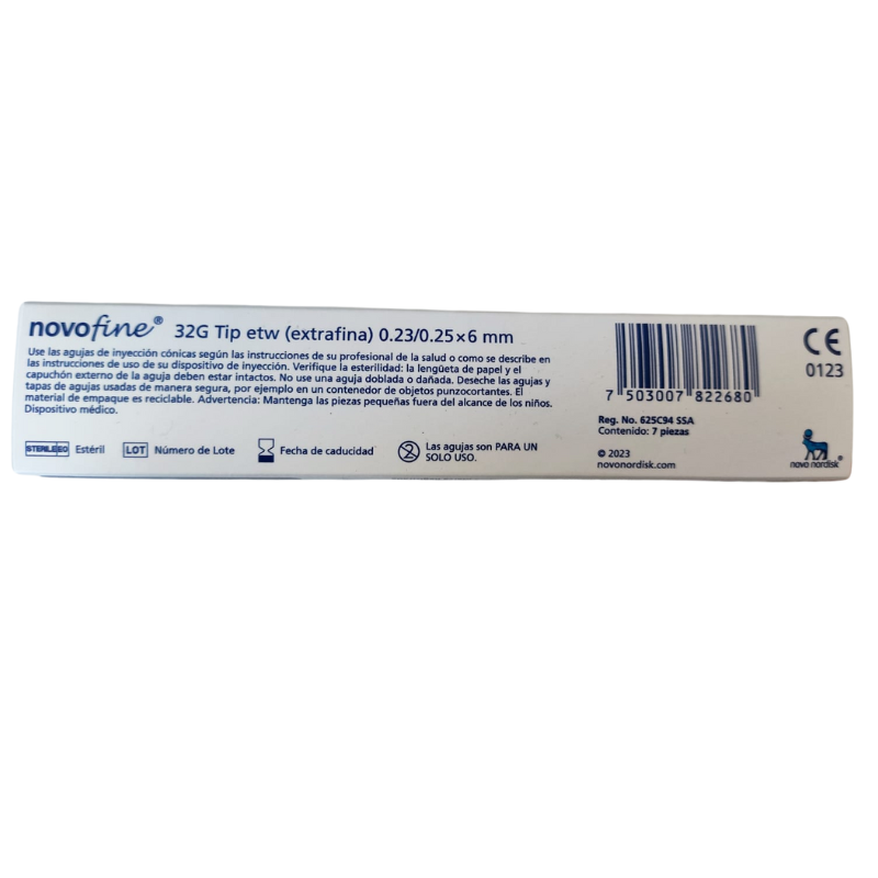 NovoFine Plus 32G 4mm Insulin Needles 100ct